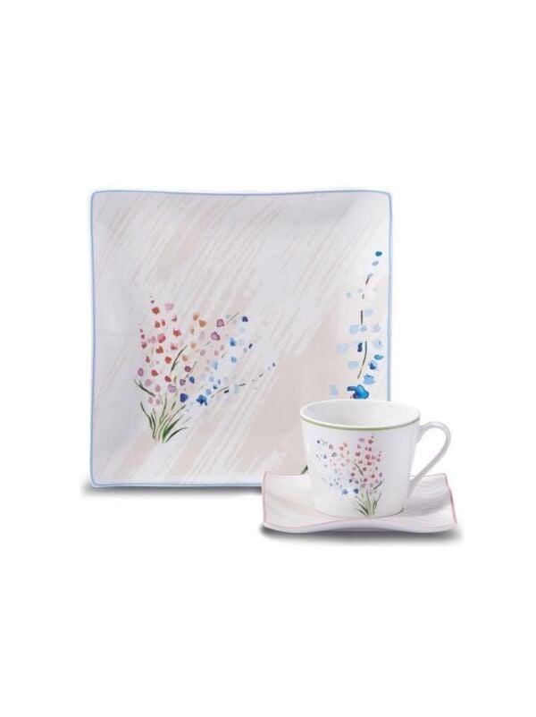 KORKMAZ A8678 LİNK COLL 28 P KAHVALTI TAKIMI(KARE)
