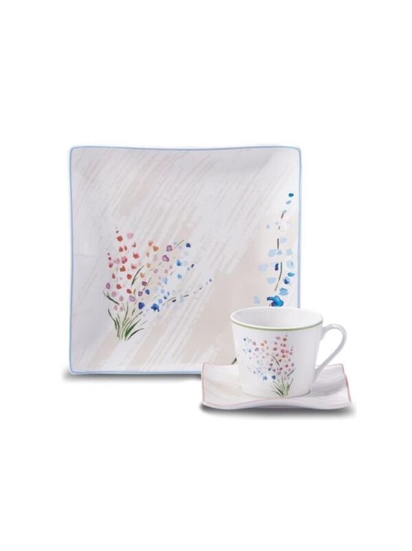 KORKMAZ A8678 LİNK COLL 28 P KAHVALTI TAKIMI(KARE)