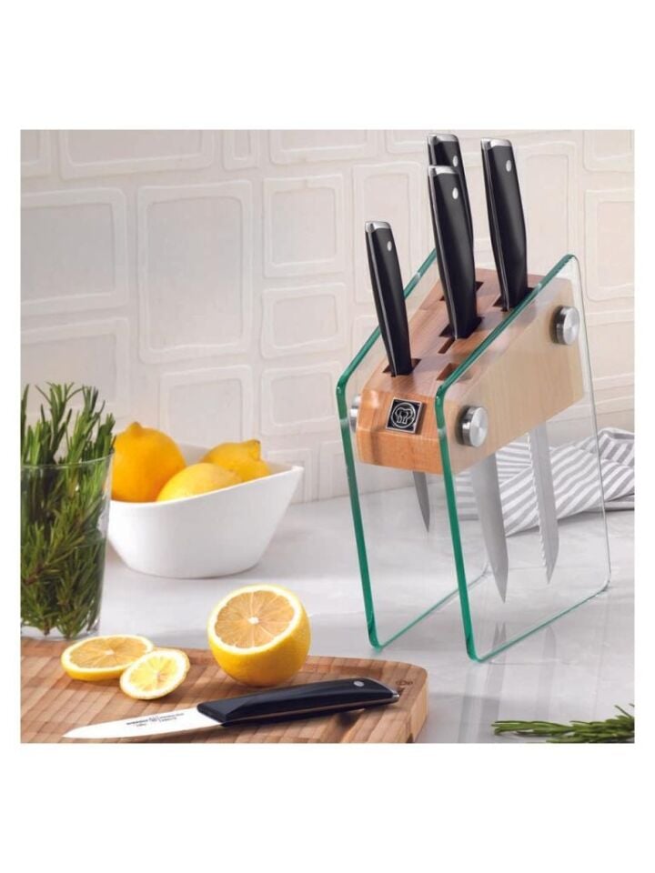 KORKMAZ A685 VETRA CAM STANDLI BIÇAK SETİ