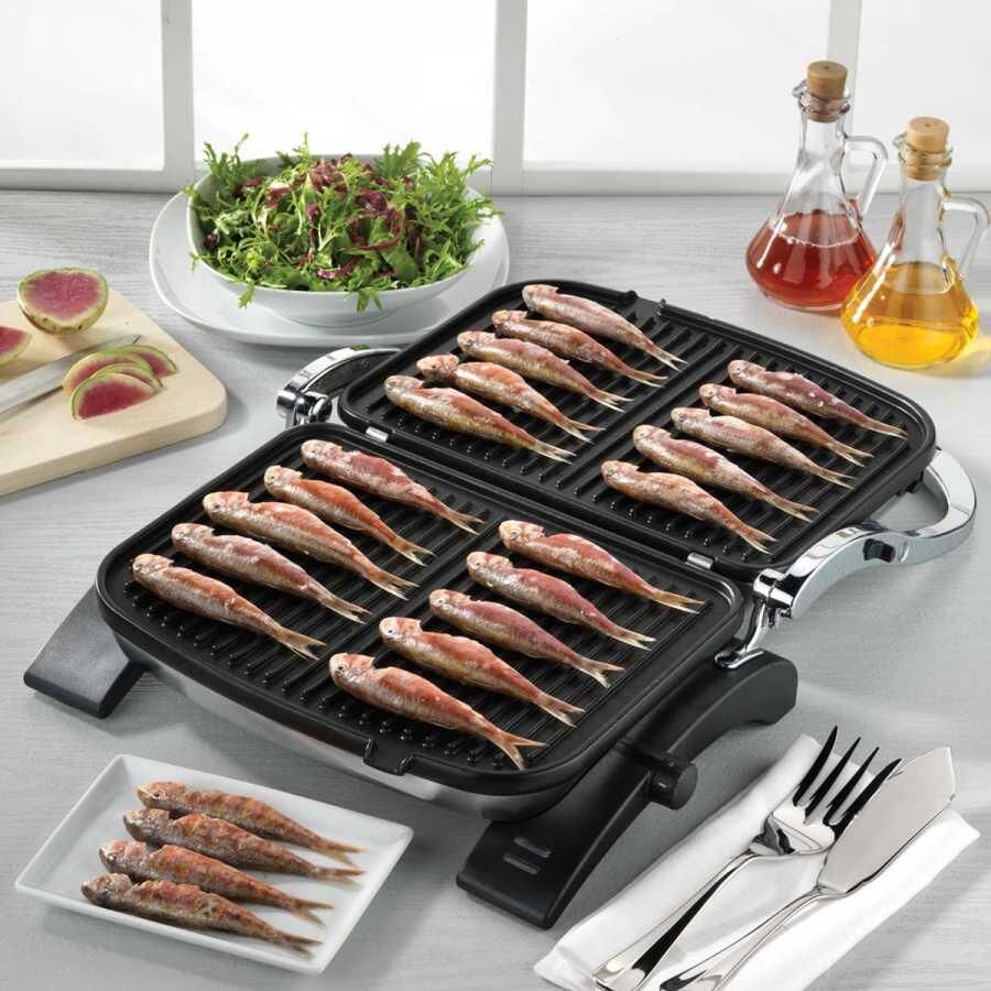 KORKMAZ A328-05 TOSTKOLİK TOST MAK.İNOX/SİYAH GRAN