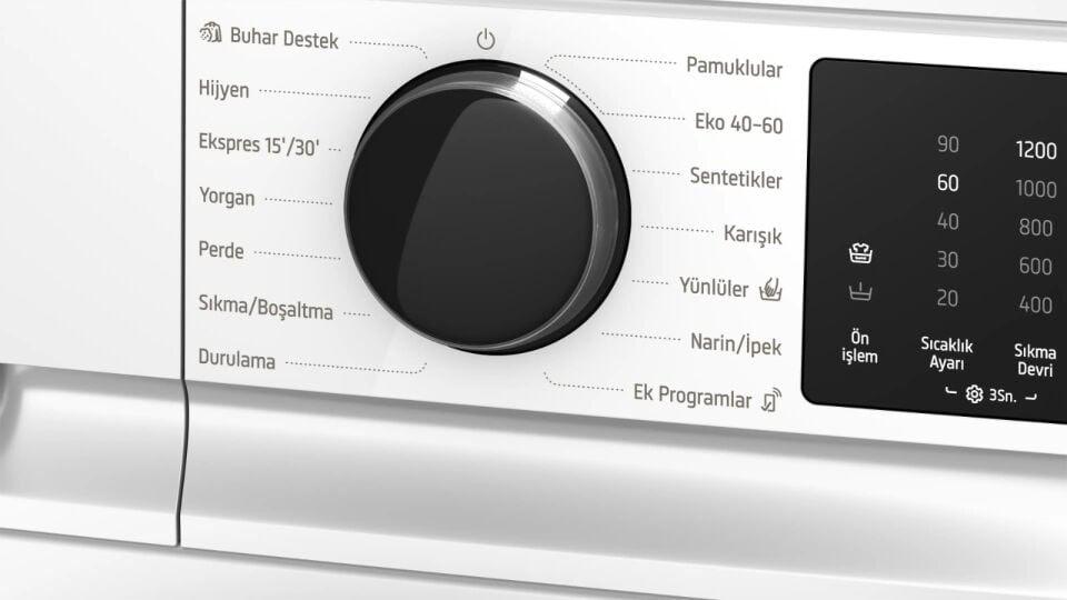 PROFİLO CGK252Z0TR ÇAMAŞIR MAKİNESİ-1200 DEV-10 KG