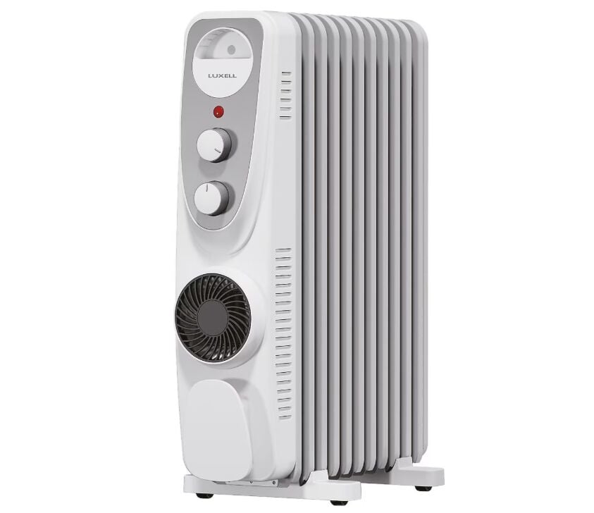 LUXELL LUX11-FP-WG BYZ/GRİ YAĞLI RADYATÖR 11 DİLİM
