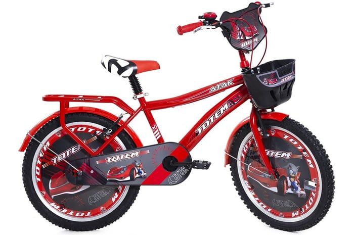 TOTEM 20 JANT ATAK SPOR BİSİKLET-KIRMIZI