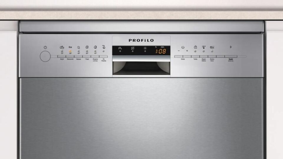 PROFİLO BM6380MA BULAŞIK MAKİNESİ 6 PRG. İNOX