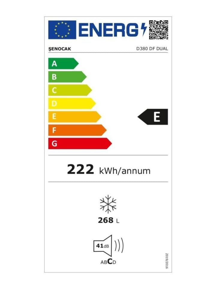 ŞENOCAK D 380 DF JOKER SANDIK TİPİ D.DONDUR-300 L