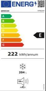 ŞENOCAK VFN-6204 6 ÇEKMECELİ DERİNDONDURUCU-NO FRO