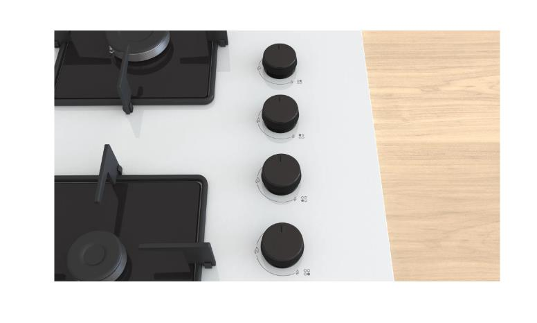 PROFİLO OE37P2P10D ANKASTRE BEYAZ CAM OCAK- DG Lİ