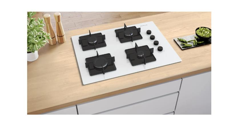 PROFİLO OE37P2P10D ANKASTRE BEYAZ CAM OCAK- DG Lİ