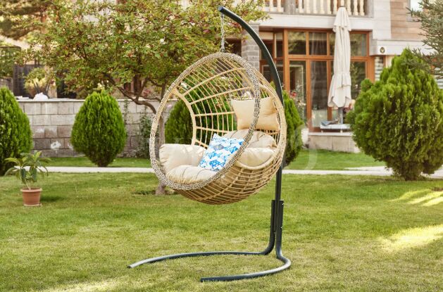 SEÇİL RATTAN BAHÇE SALINCAK TAKIMI-TEKLİ