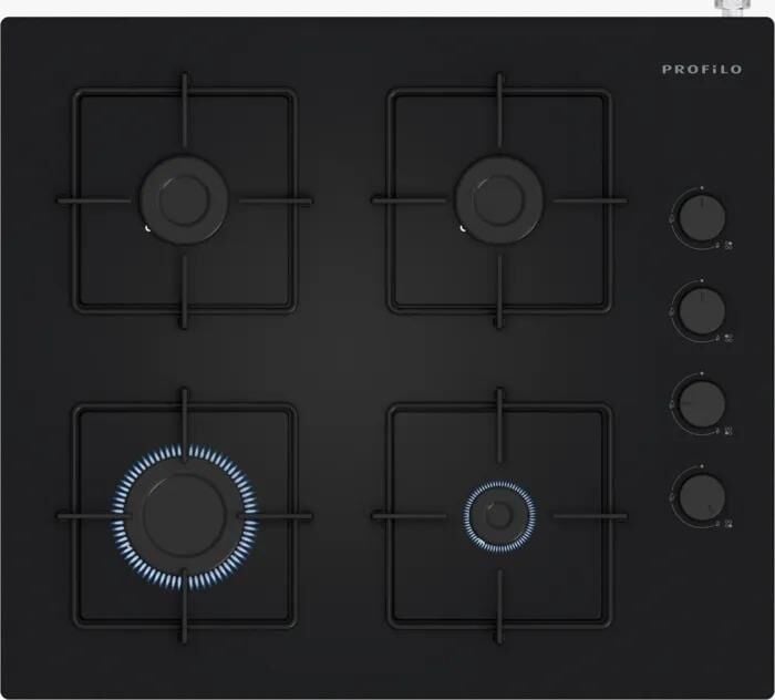 PROFİLO ELİT SİYAH CAM ANKASTRE SET ( FRMA234S + OE36K6P10D + DVK6J360 )