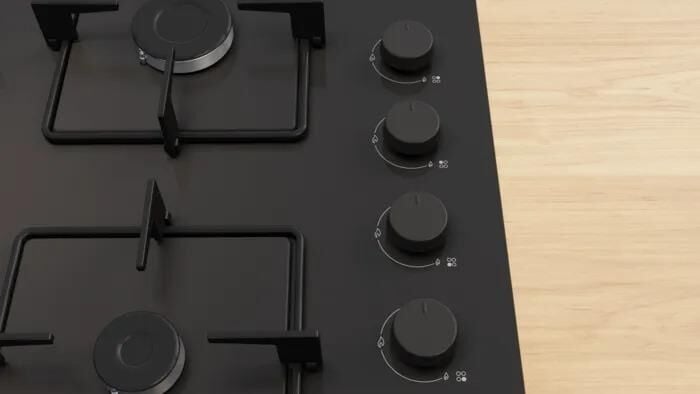 PROFİLO ELİT SİYAH CAM ANKASTRE SET ( FRMA234S + OE36K6P10D + DVK6J360 )