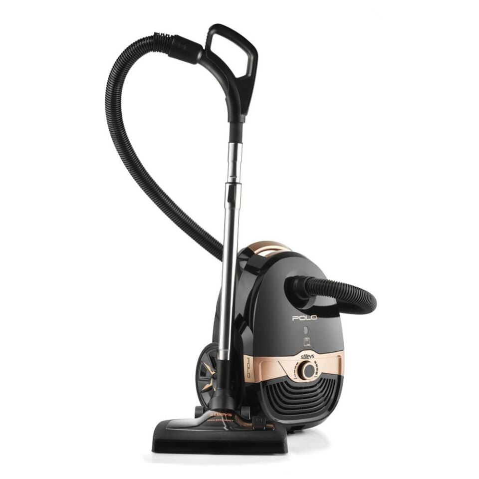 STİLEVS POLO YATIK ELEKTRİKLİ SÜPÜRGE-SİYAH/BAKIR