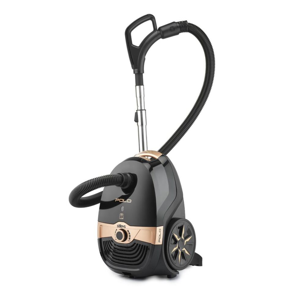 STİLEVS POLO YATIK ELEKTRİKLİ SÜPÜRGE-SİYAH/BAKIR