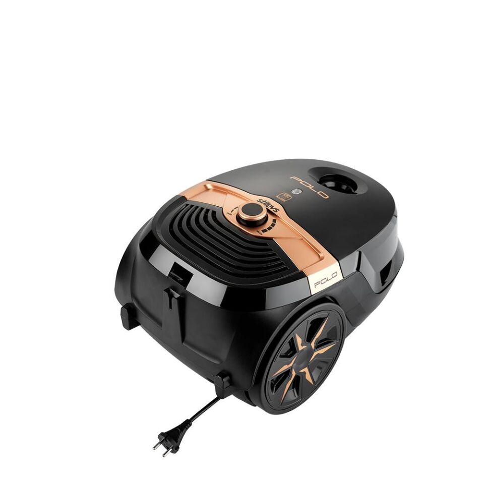 STİLEVS POLO YATIK ELEKTRİKLİ SÜPÜRGE-SİYAH/BAKIR