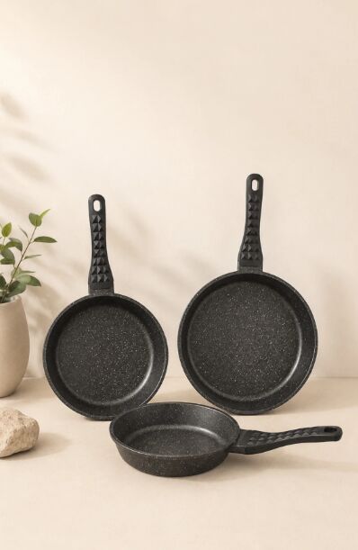 BOYRAZ 20-24-28 CM GRANİT SET TAVA