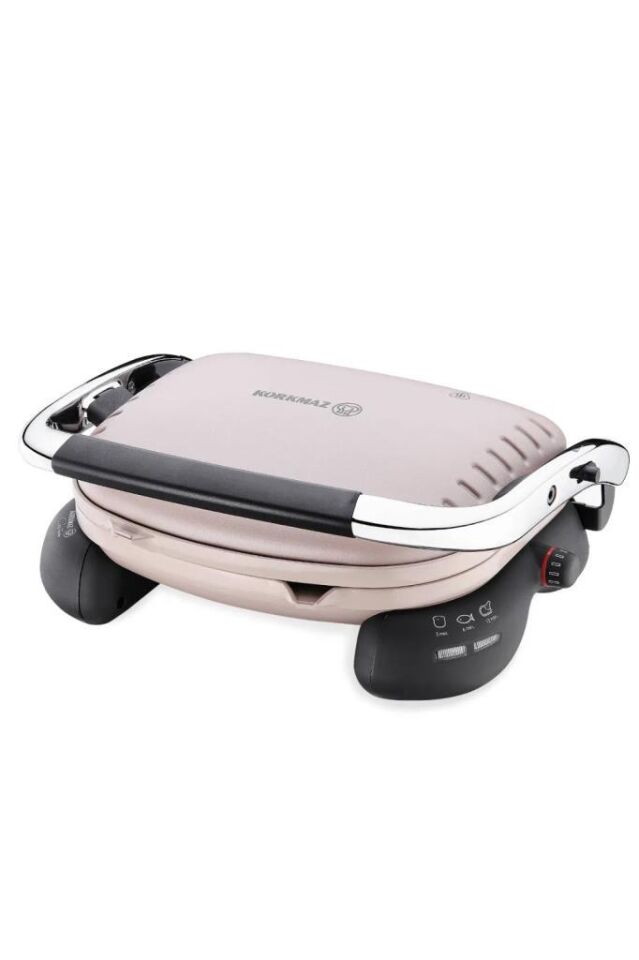 KORKMAZ A324-09 CASTRON TOST MAKİNESİ M.BEJ/KROM