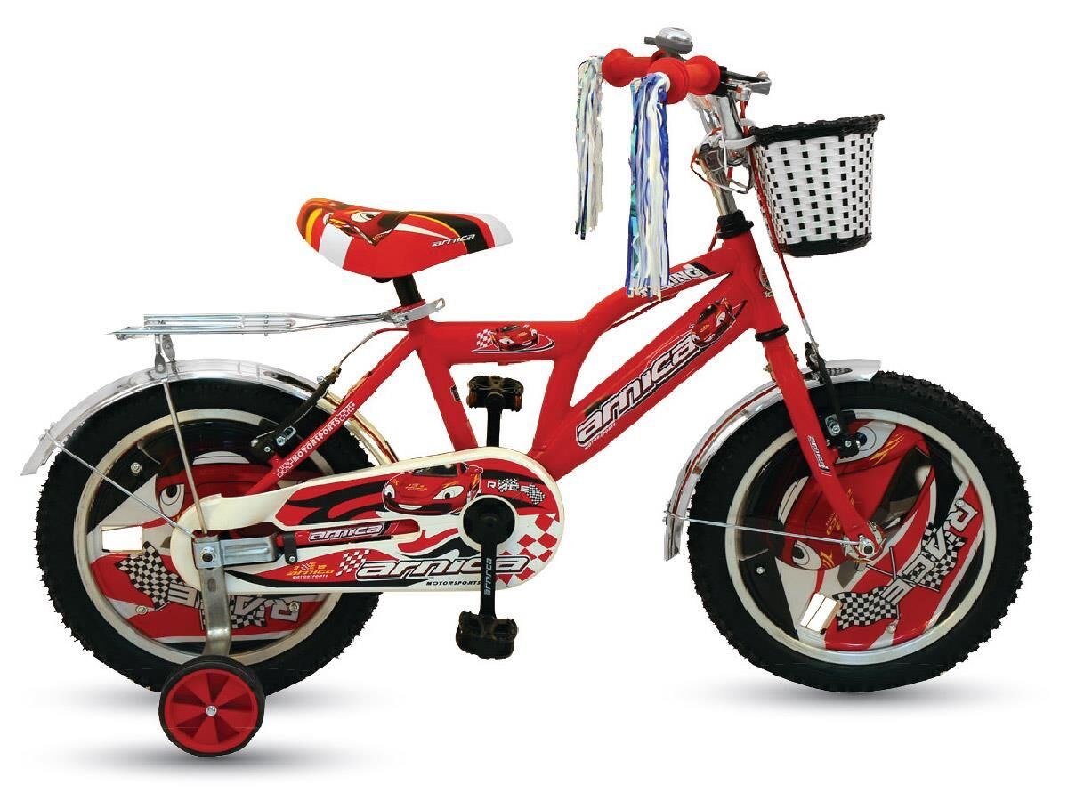 ARNİCA 1605 16JANT KAPAKL-BAGAJLI BİSİKLET-KIRMIZI