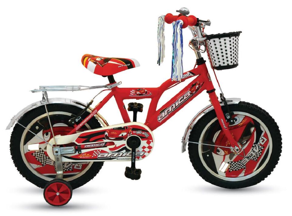 ARNİCA 1605 16JANT KAPAKL-BAGAJLI BİSİKLET-KIRMIZI