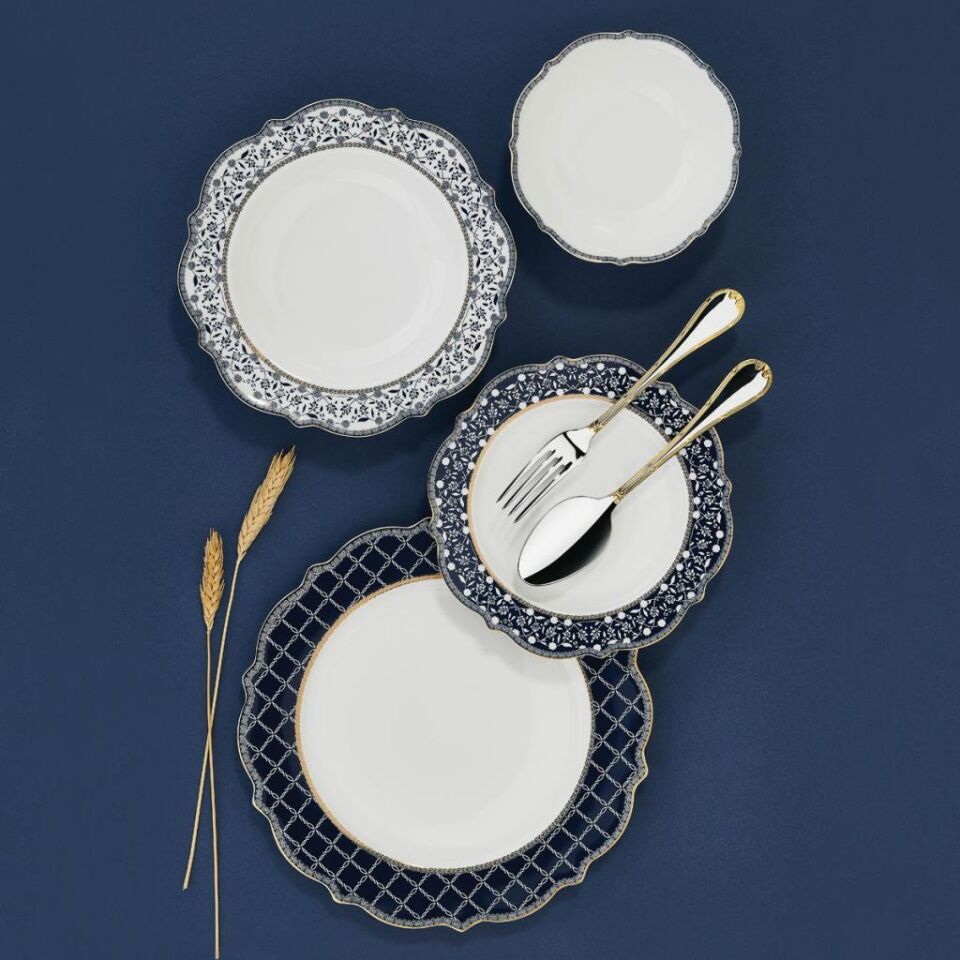 KORKMAZ A8245 ELİZA COLL.60 PRÇ YEMEK TAKIMI