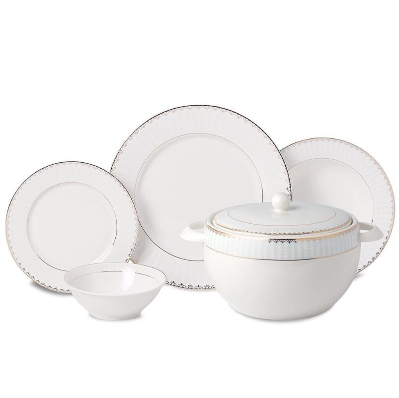 KORKMAZ A8369 PERLA COLL.60 P YEMEK TAK-YUVARLAK