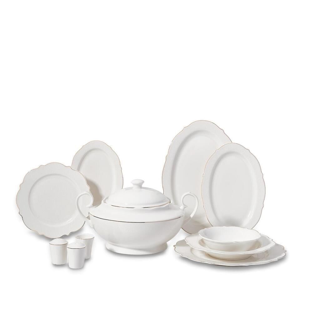 KORKMAZ A8241 ELİZA COLL.60 PRÇ YEMEK TAKIMI