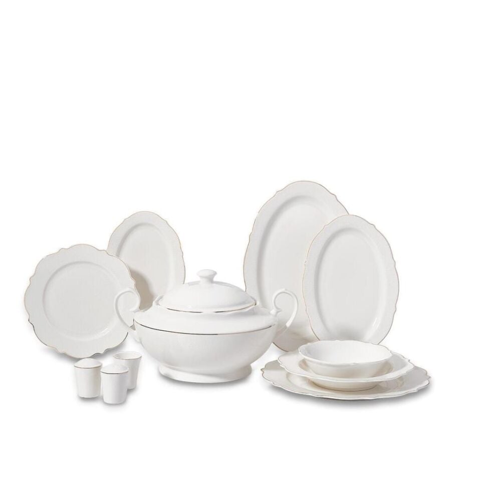 KORKMAZ A8241 ELİZA COLL.60 PRÇ YEMEK TAKIMI