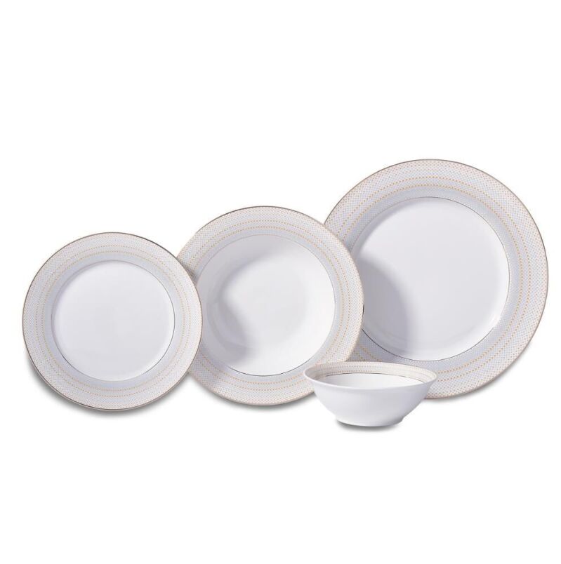 KORKMAZ A8378 PERLA COLL.60 P YEMEK TAK-YUVARLAK