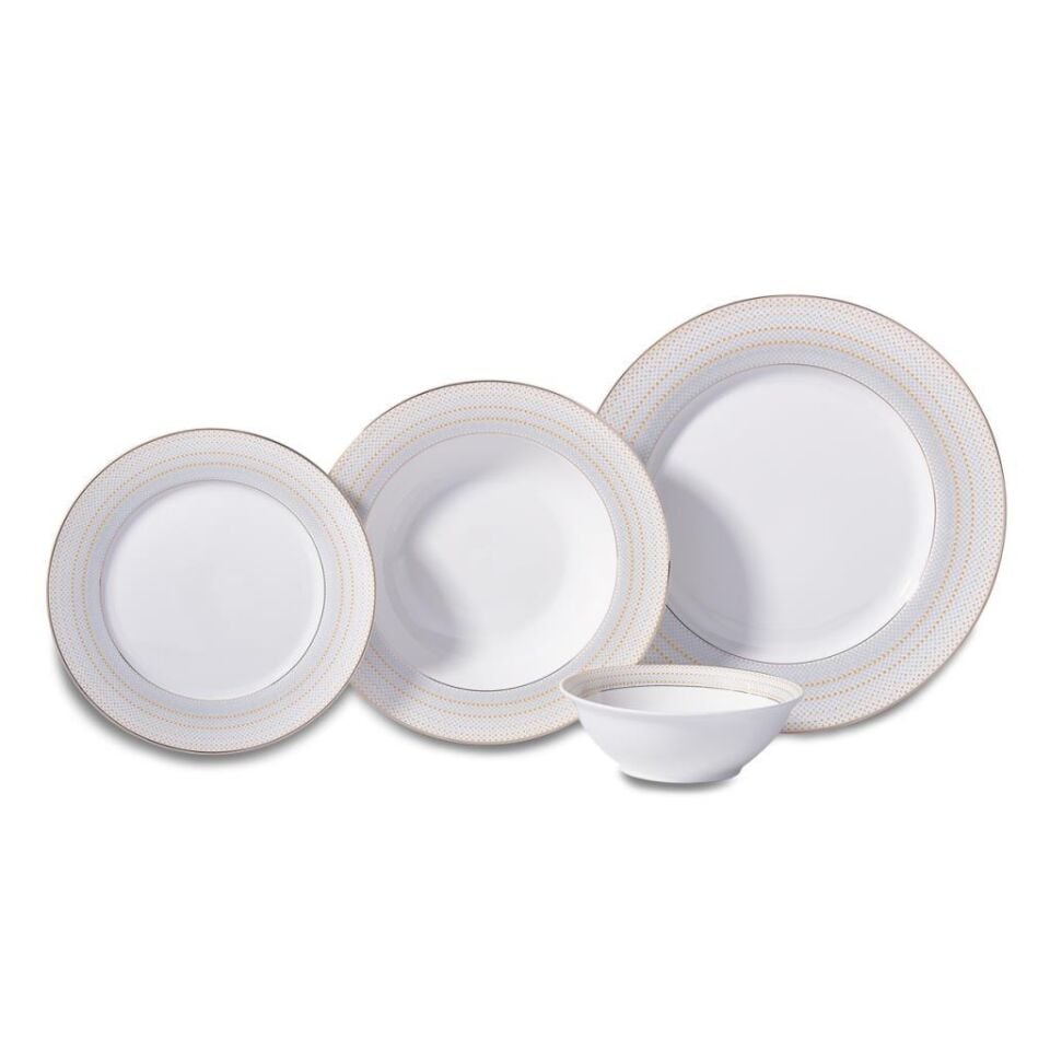KORKMAZ A8378 PERLA COLL.60 P YEMEK TAK-YUVARLAK
