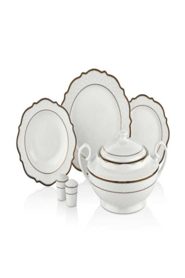 KORKMAZ A8240 ELİZA COLL.60 PRÇ YEMEK TAKIMI