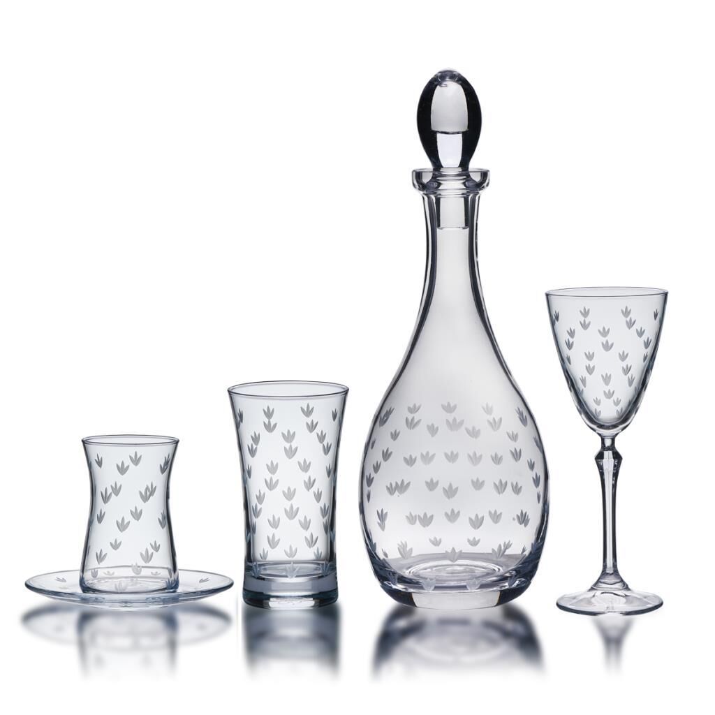 KORKMAZ A9234 LALEZAR 49 PARÇA BARDAK SETİ