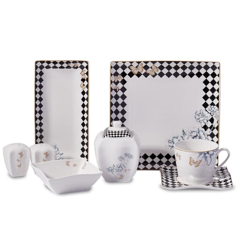 KORKMAZ A8573 LİNK COLL.28 P KAHVALTI TAKIMI(KARE)