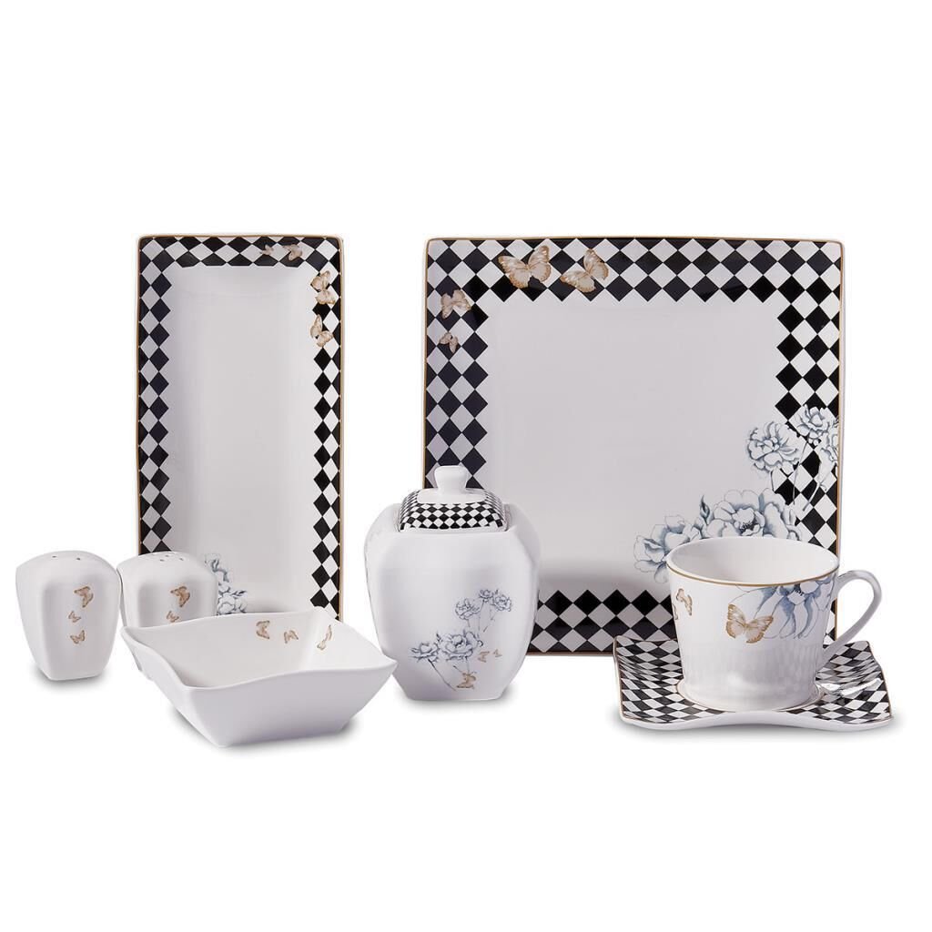 KORKMAZ A8573 LİNK COLL.28 P KAHVALTI TAKIMI(KARE)