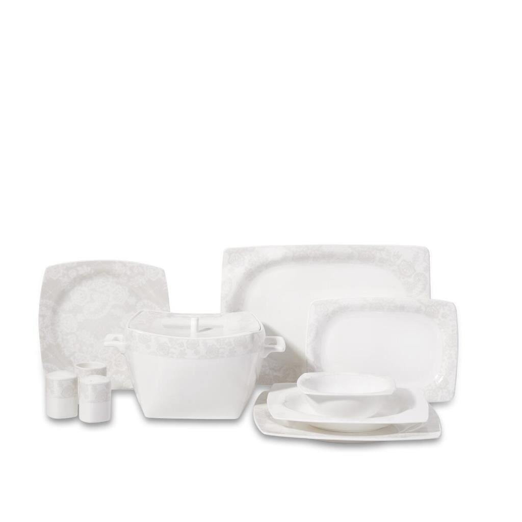 KORKMAZ A8430 BONE SEL.60 P YEMEK TAKIMI (KARE)