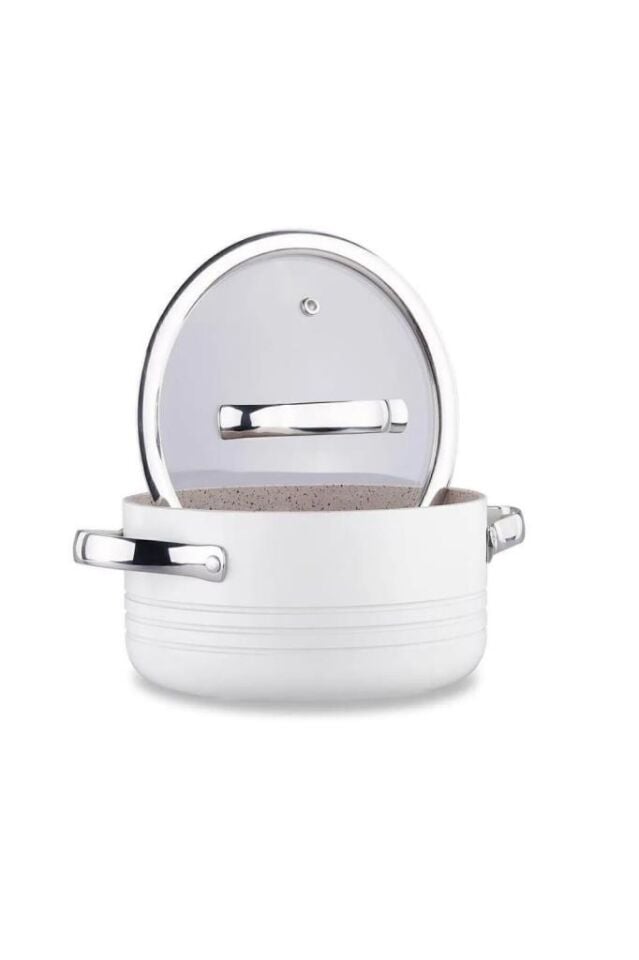 KORKMAZ A2619-2 LİNEA 7 PARÇA TENCERE SETİ VANİLYA