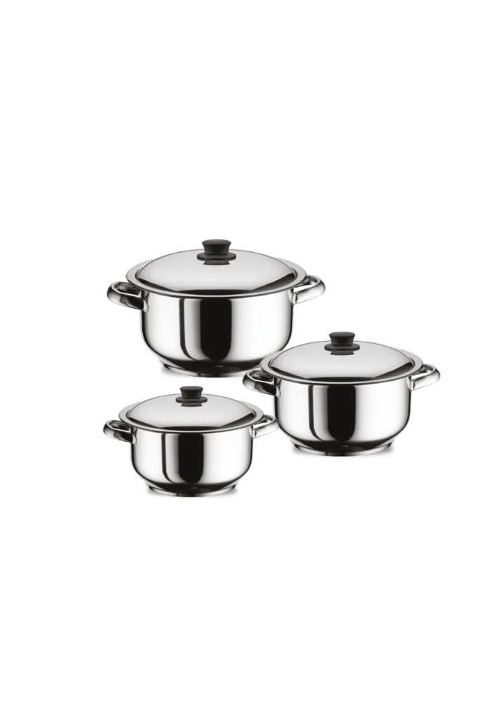 ARİAN AŞİRET 6 PRÇ.ÇELİK TENCERE SETİ