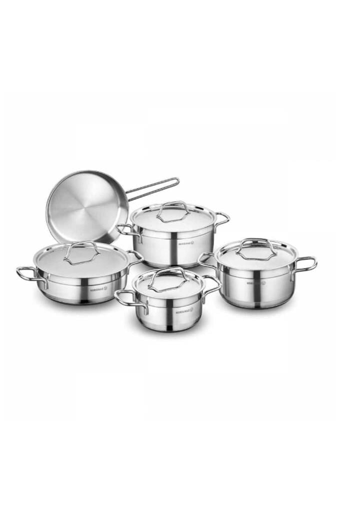 KORKMAZ A1660 ALFA TENCERE SETİ 9 PARÇA