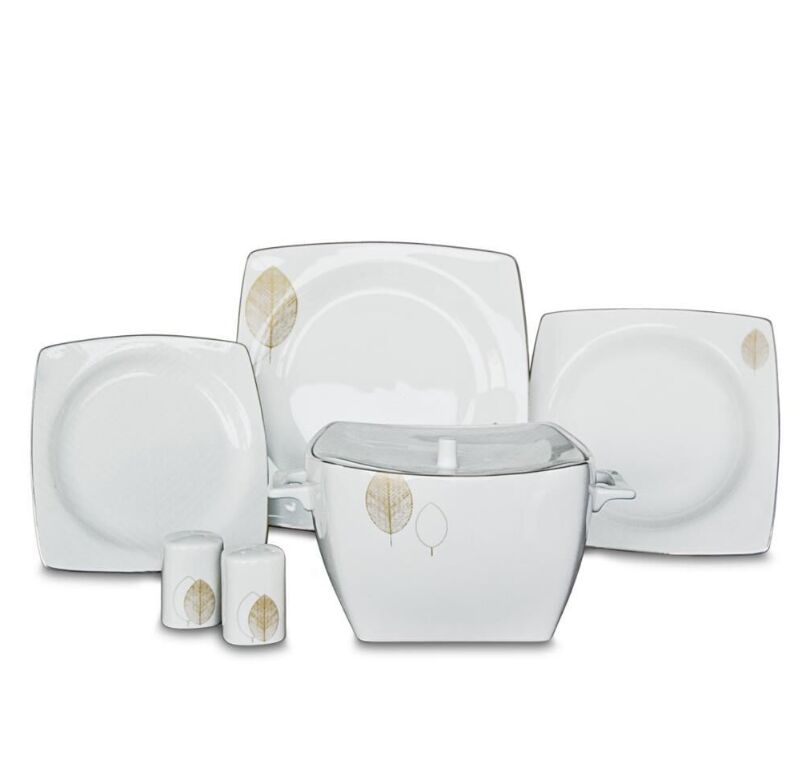 KORKMAZ A8456 BONE SEL.60 P YEMEK TAKIMI (KARE)