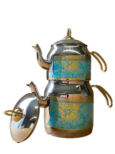 PEGASUS ORTA AÇELYA ALTIN KULP DESENLİ ÇAYDANLIK