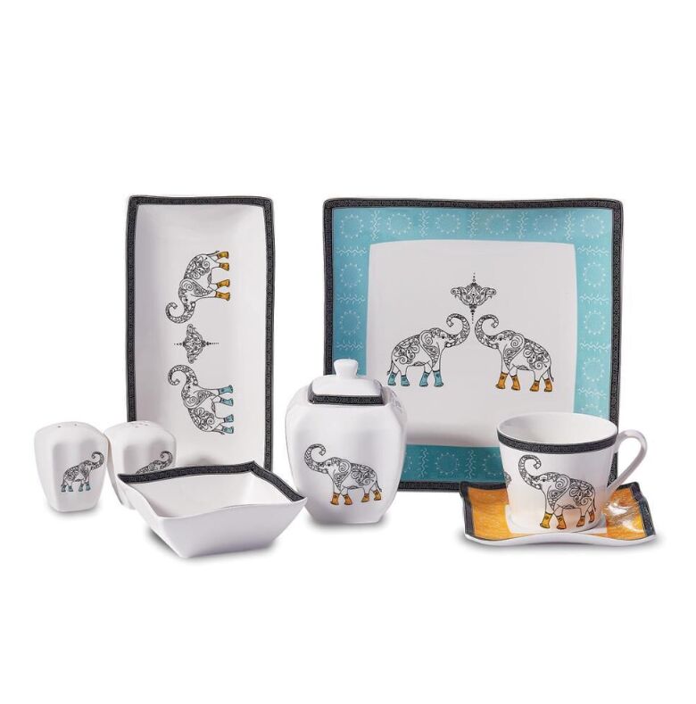 KORKMAZ A8584 LİNK COLL.28 P KAHVALTI TAKIMI(KARE)