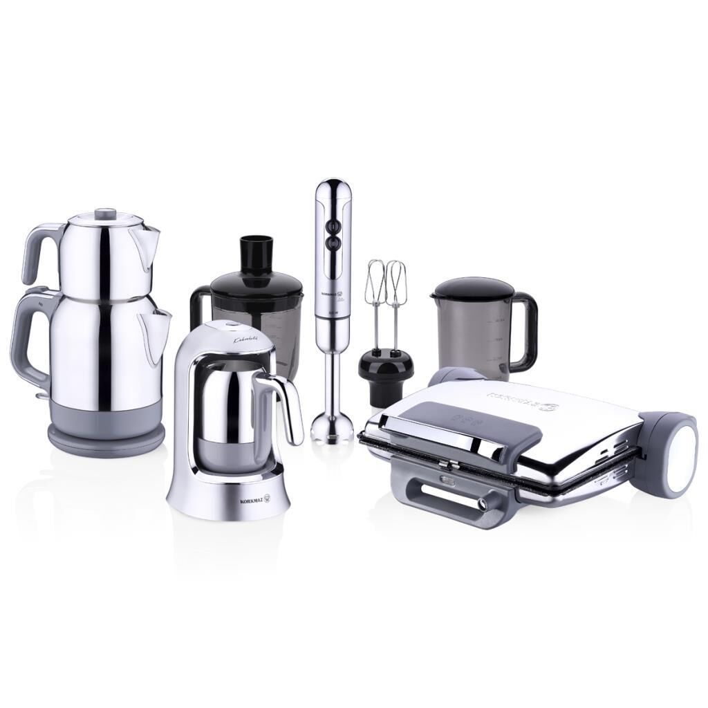 KORKMAZ A1827 İNOX 14 PARÇA ELEKTRO SET