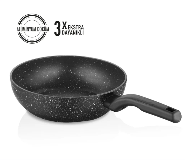 KORKMAZ A1118 ORNELLA WOK TAVA 24*6.5