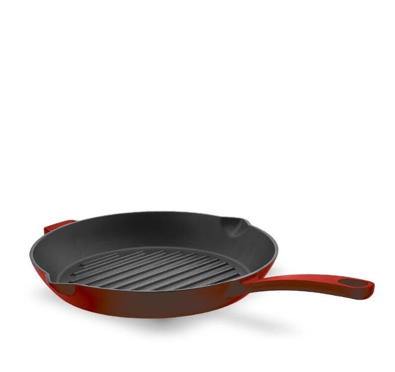 KORKMAZ A2847-1 CASTA YUV.GRILL DÖKÜM TAVA 28 KIRM