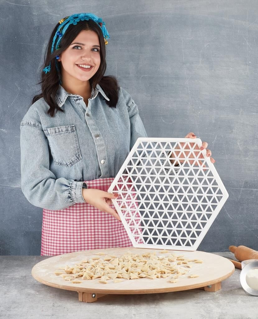 VİP AHMET VP-087 ÜÇGEN MANTI KALIBI XL 40 CM