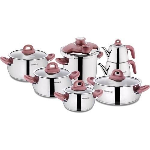 KORKMAZ A1756-1 BELLA ROSEGOLD 14 PRC HİPER SET