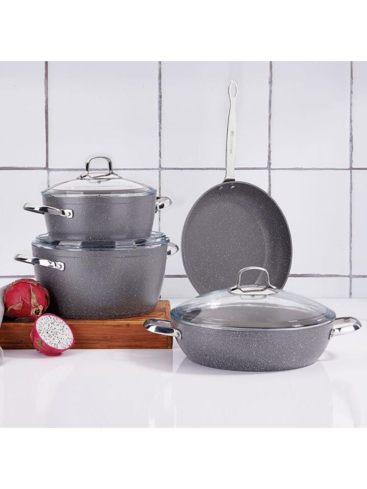 KORKMAZ A2892 NEA 7 PARÇA TENCERE SETİ