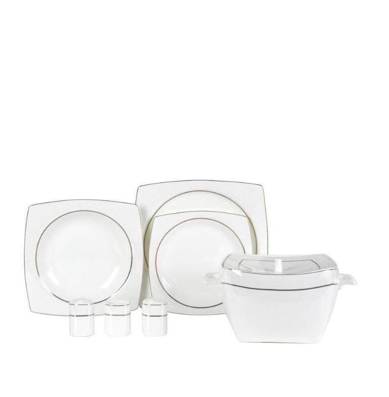 KORKMAZ A8460 BONE SEL.60 P YEMEK TAKIMI (KARE)