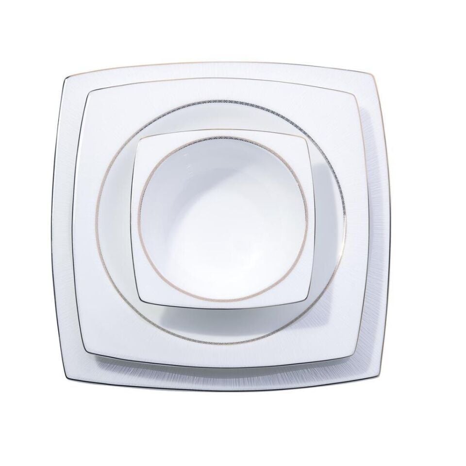 KORKMAZ A8460 BONE SEL.60 P YEMEK TAKIMI (KARE)