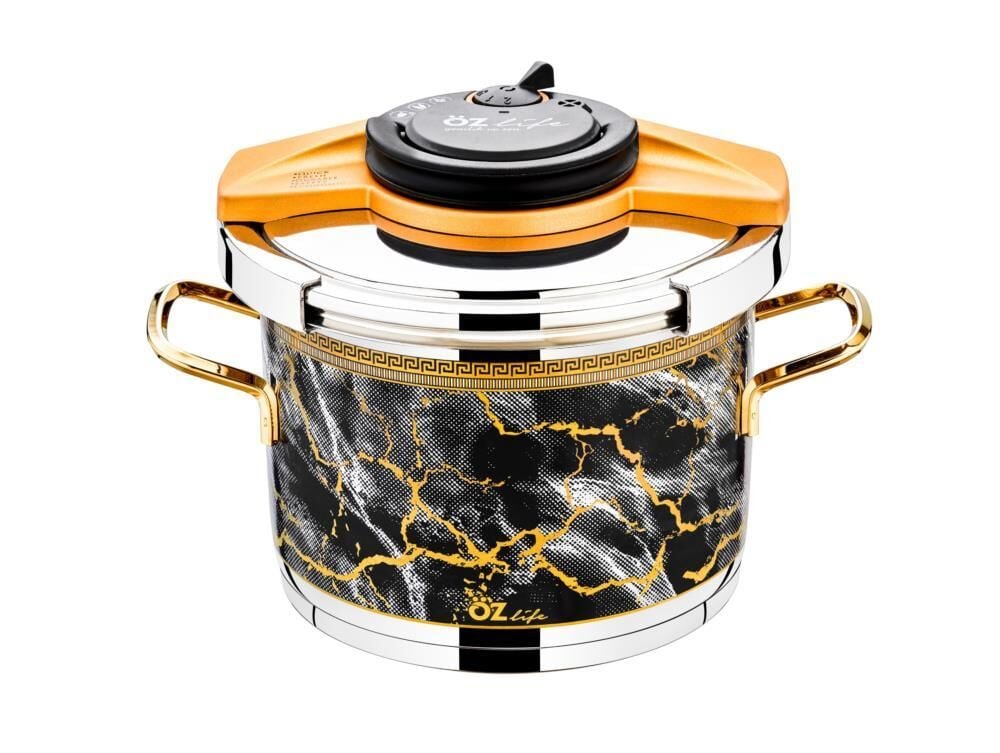 ÖZLİFE 473 IŞIL DEKORLU 2 PRC DÜDÜKLÜ TENCERE-6 LT