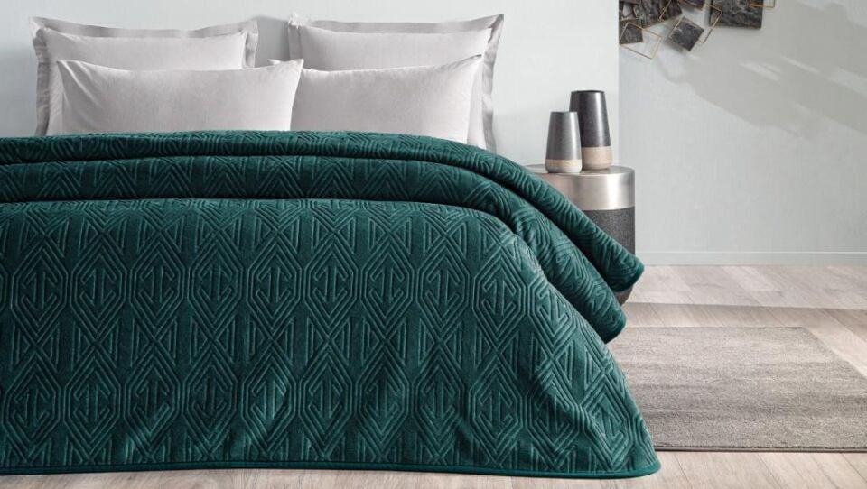 PUFFY BATTANİYE MELAN EMBOS-ÇİFTLİ PETROL YEŞİLİ