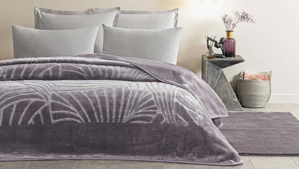 PUFFY BATTANİYE FİONA EMBOSS-ÇİFT KÜL MORU